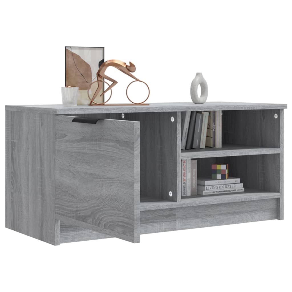 Meuble TV Sonoma gris 80x35x36,5 cm Bois d'ingénierie - XIOS