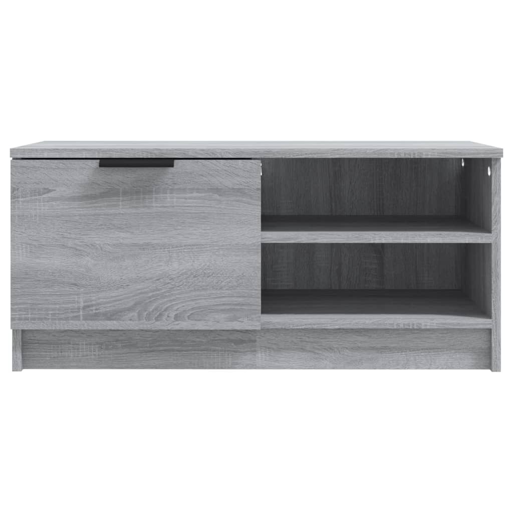 Meuble TV Sonoma gris 80x35x36,5 cm Bois d'ingénierie - XIOS