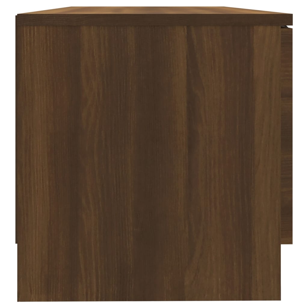 Meuble TV Chêne marron 80x35x36,5 cm Bois d'ingénierie - XIOS