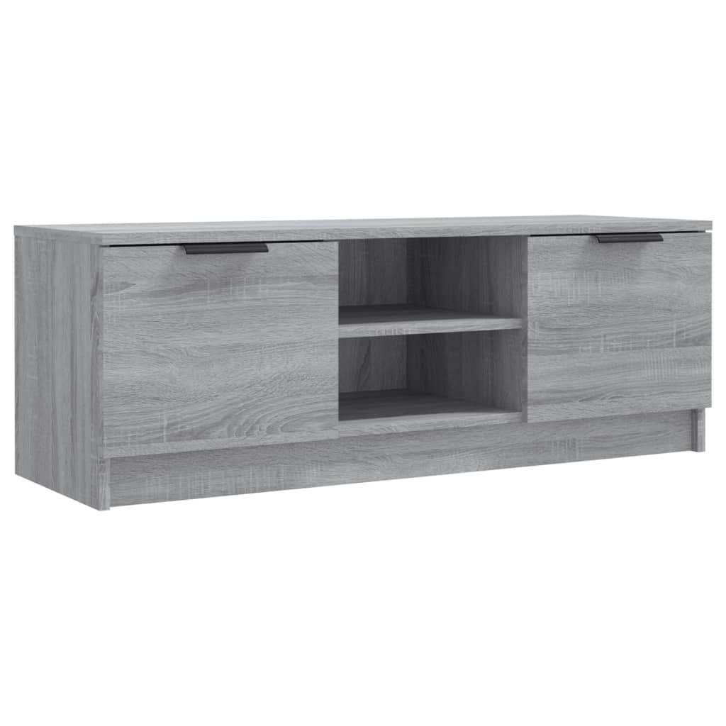 Meuble TV Sonoma gris 102x35x36,5 cm Bois d'ingénierie - XIOS