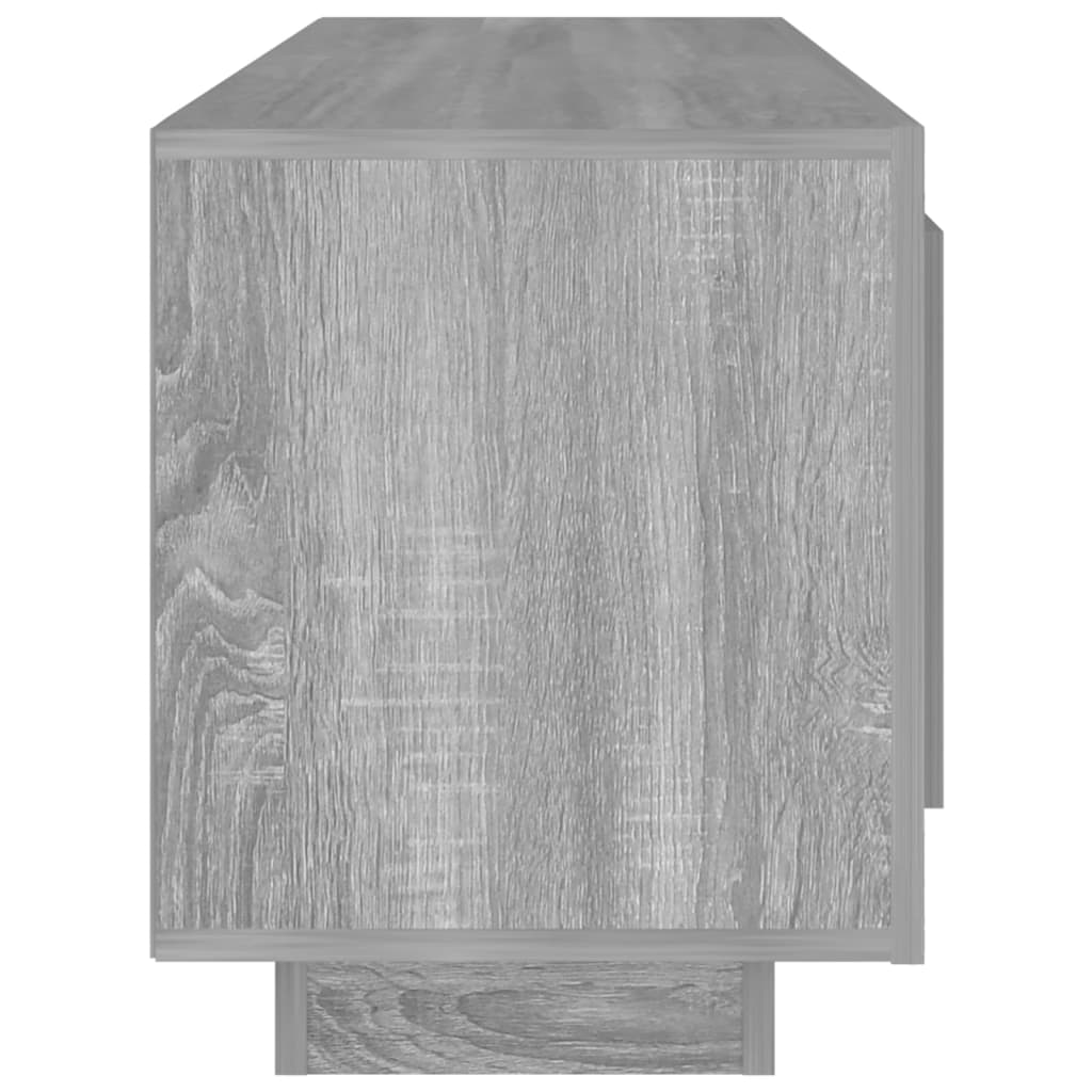 Meuble TV sonoma gris 102x35x45 cm bois d'ingénierie - XIOS