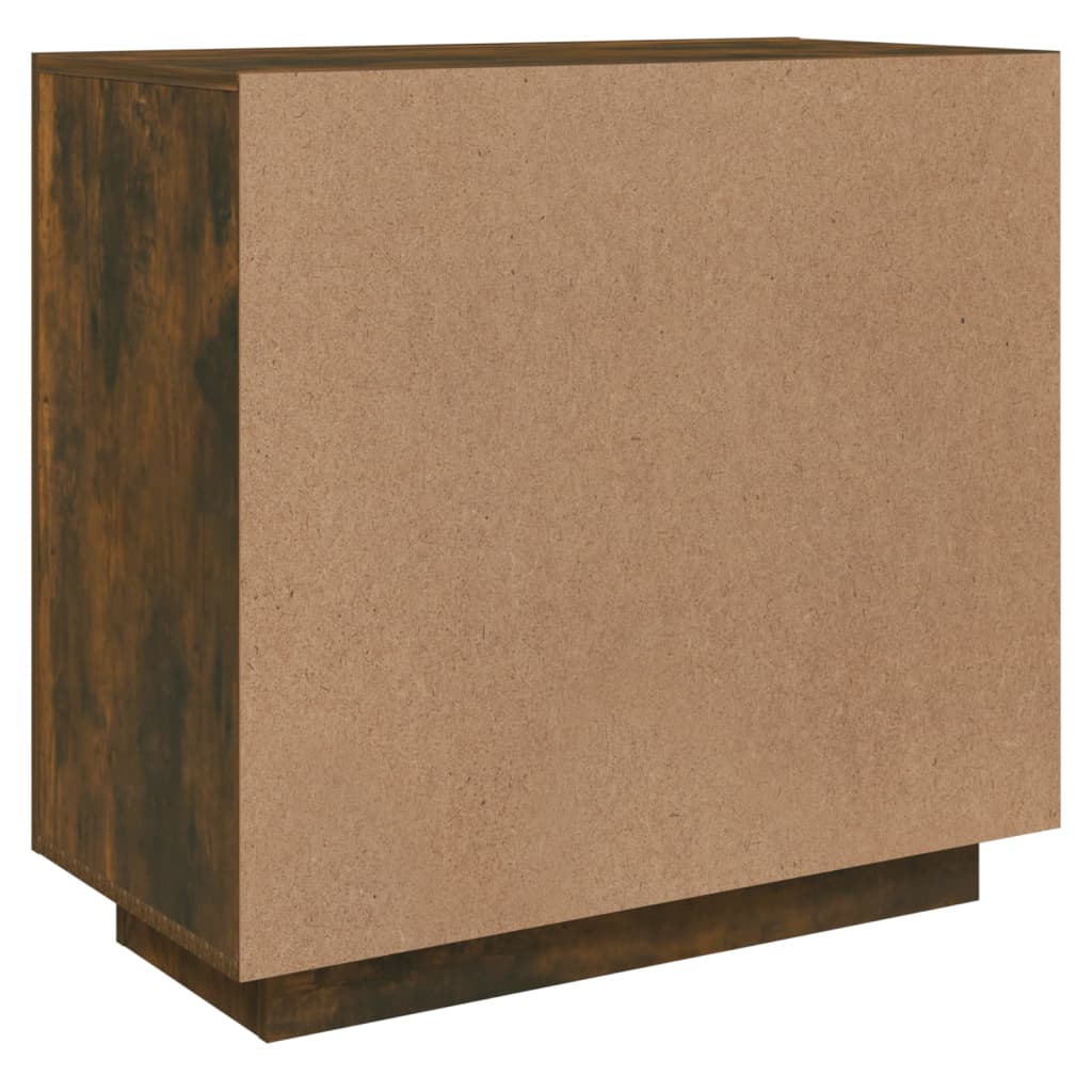 Buffet Chêne fumé 80x40x75 cm Bois d'ingénierie - XIOS