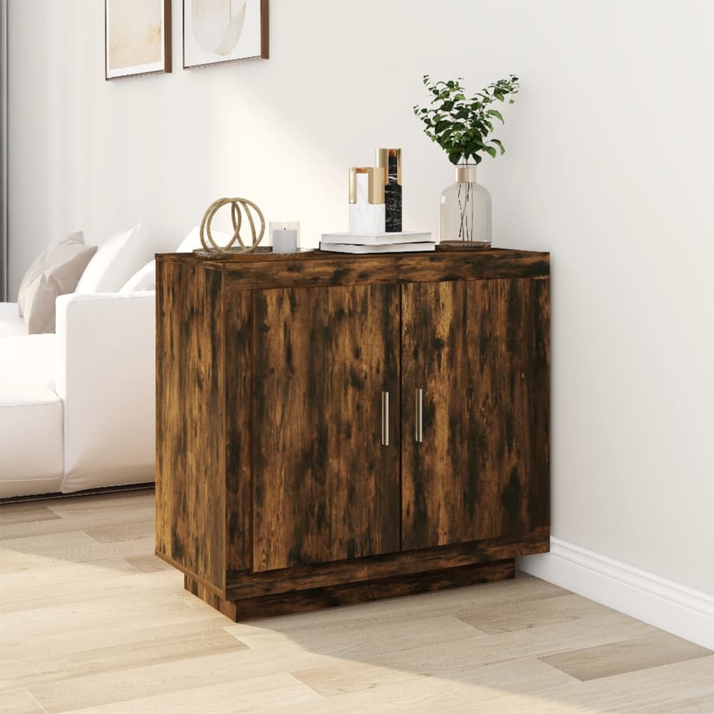 Buffet Chêne fumé 80x40x75 cm Bois d'ingénierie - XIOS