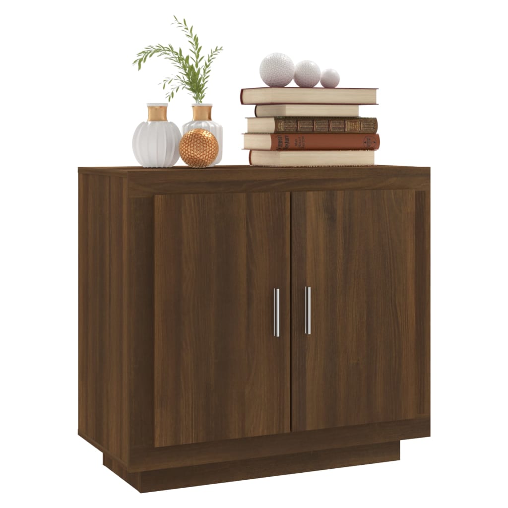 Buffet Chêne marron 80x40x75 cm Bois d'ingénierie - XIOS