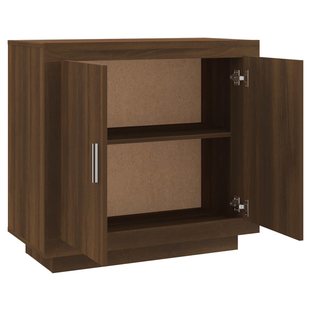 Buffet Chêne marron 80x40x75 cm Bois d'ingénierie - XIOS