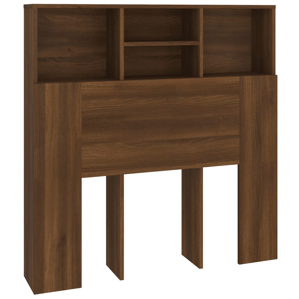 Armoire de tête de lit Chêne marron 100x19x103,5 cm - XIOS