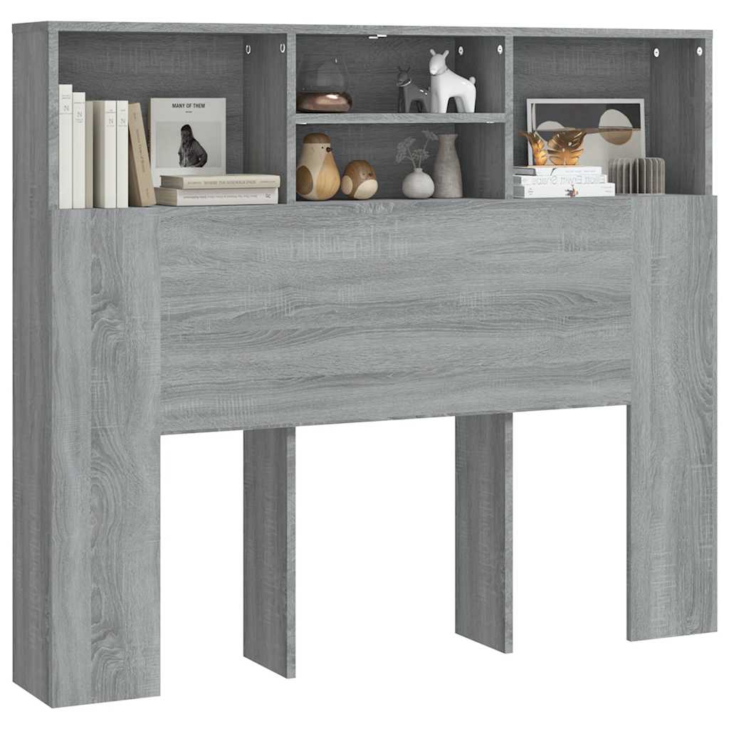 Armoire de tête de lit Sonoma gris 120x19x103,5 cm - XIOS
