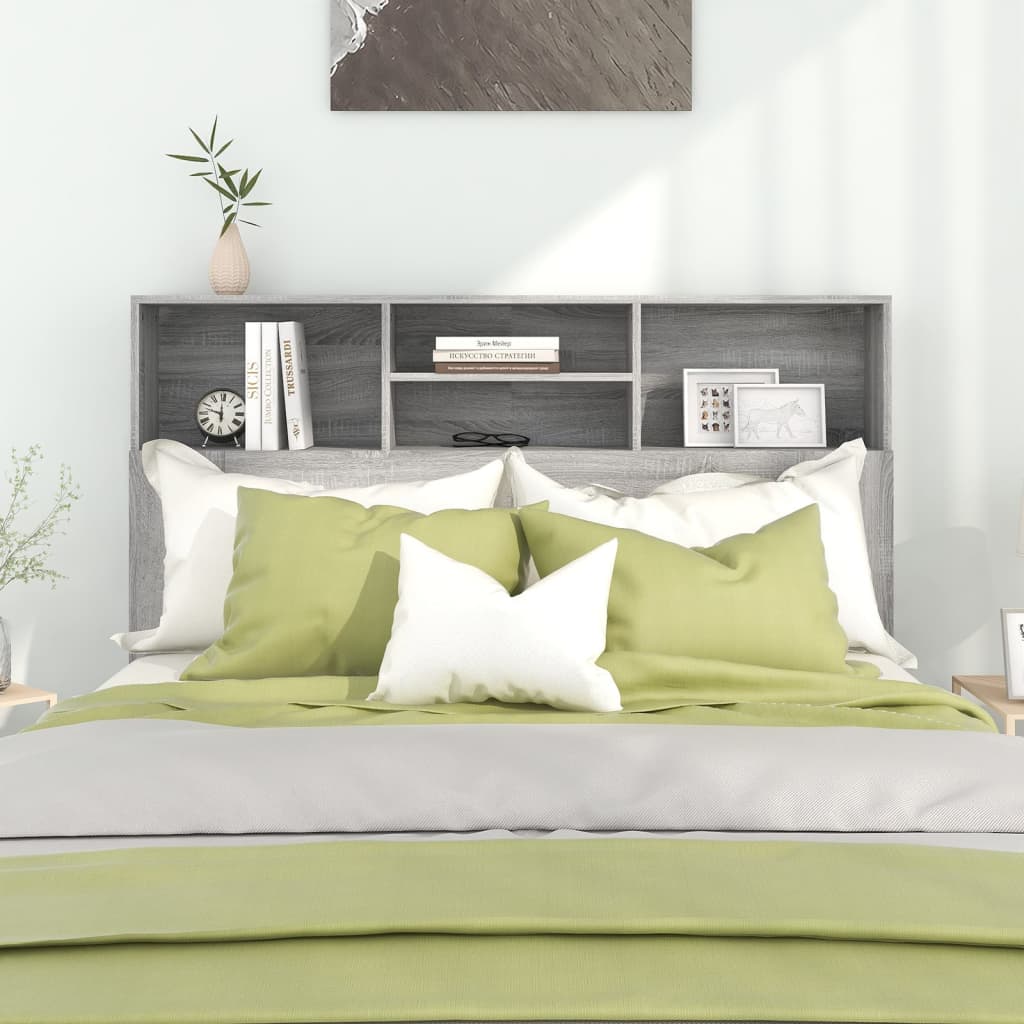 Armoire de tête de lit Sonoma gris 140x19x103,5 cm - XIOS