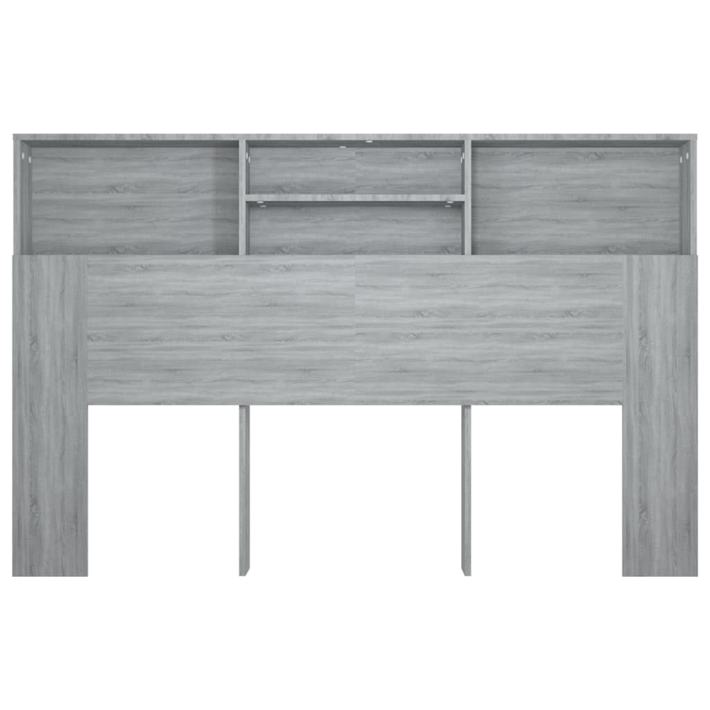 Armoire de tête de lit Sonoma gris 160x19x103,5 cm - XIOS