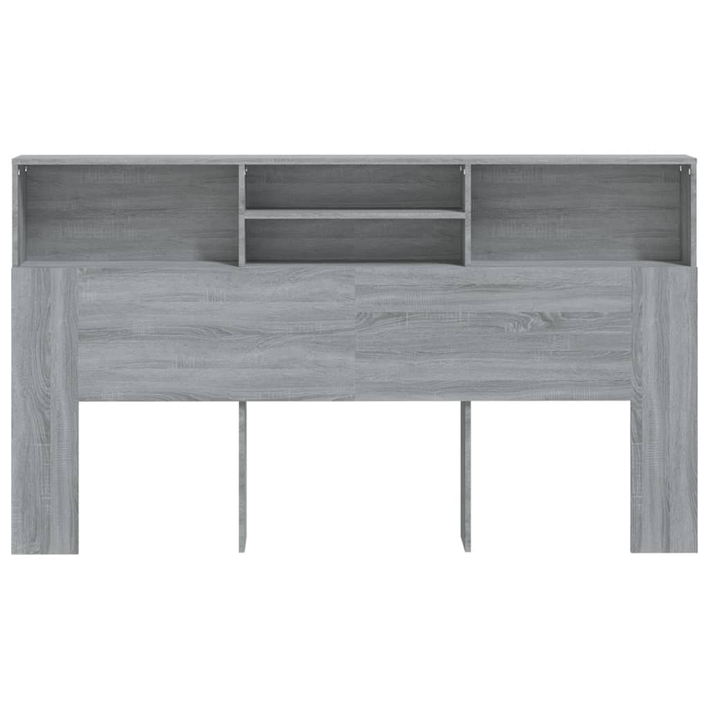 Armoire de tête de lit Sonoma gris 180x19x103,5 cm - XIOS