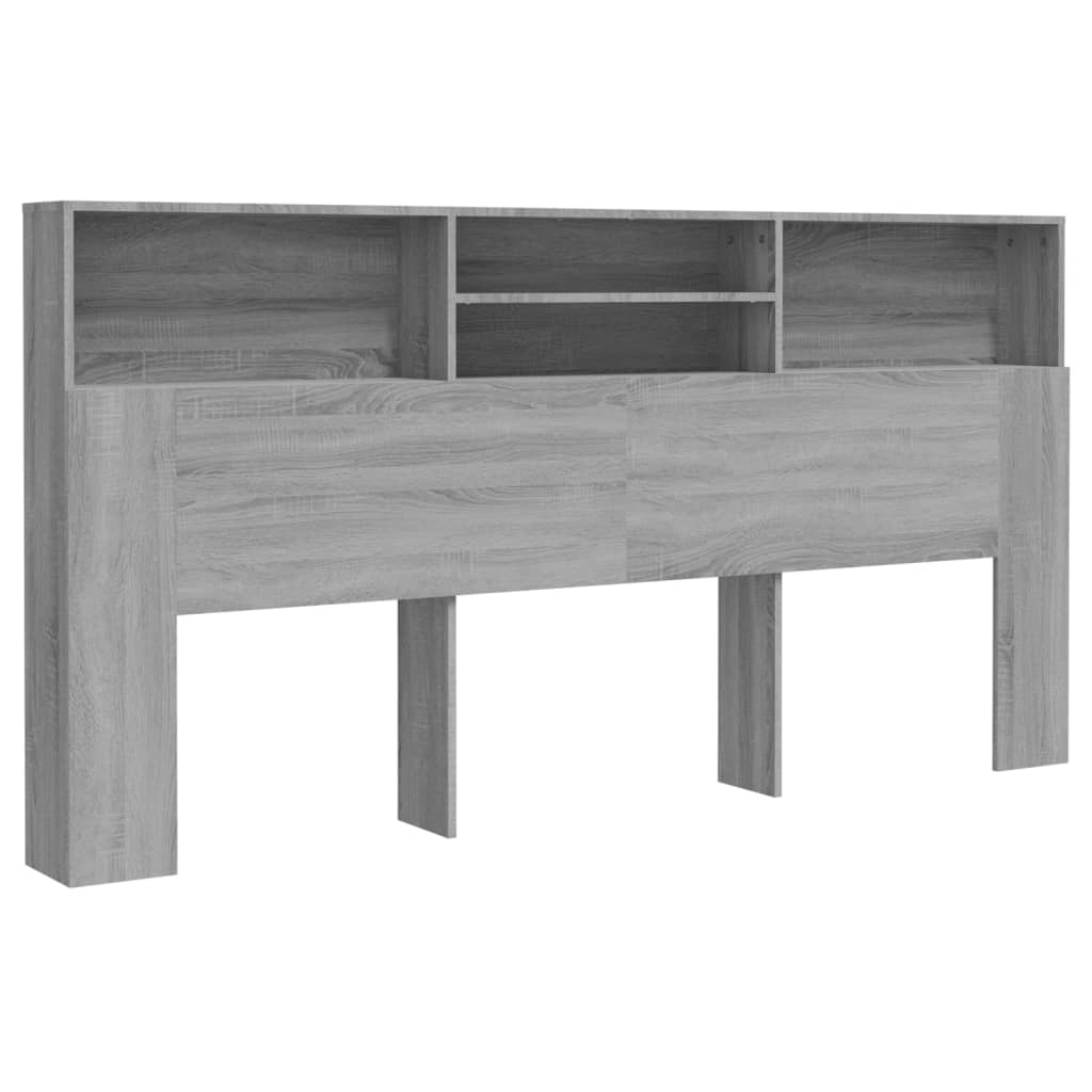 Armoire de tête de lit Sonoma gris 200x19x103,5 cm - XIOS