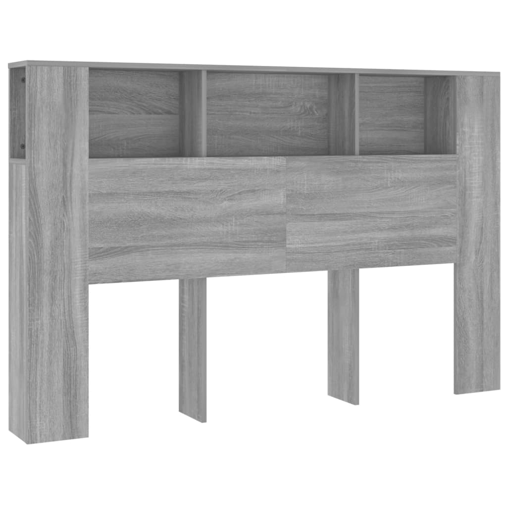 Armoire de tête de lit Sonoma gris 160x18,5x104,5 cm - XIOS