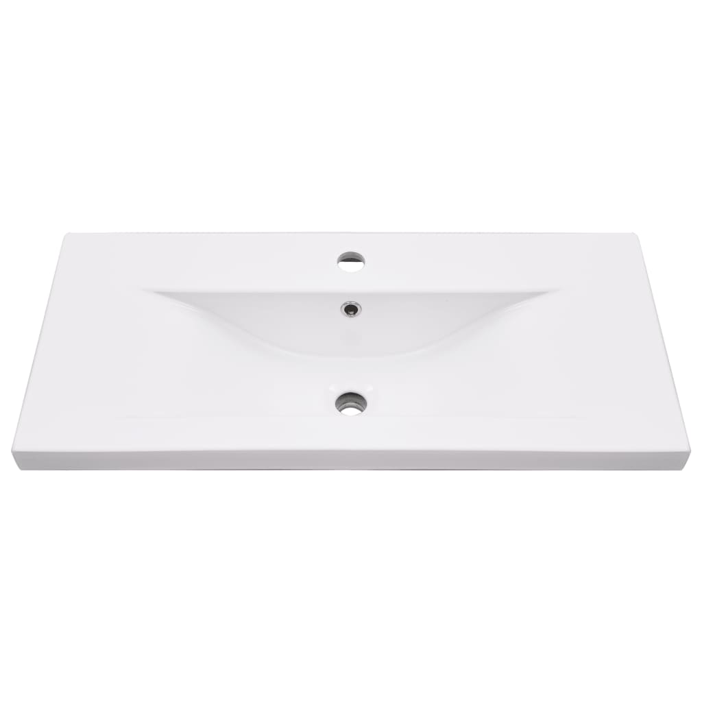 Cadre de lavabo de salle de bain vasque à encastrer Noir Fer - XIOS