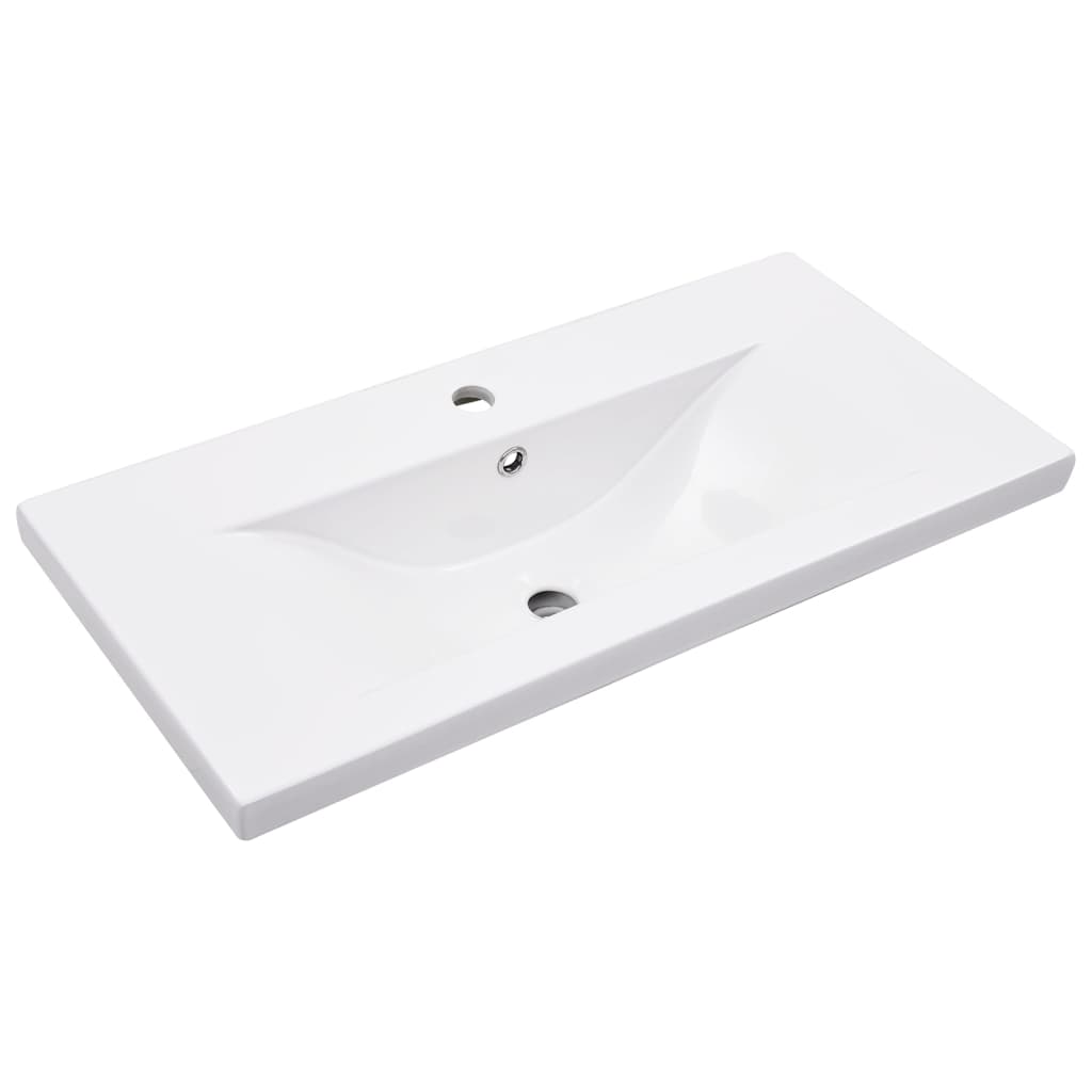 Cadre de lavabo de salle de bain vasque à encastrer Blanc Fer - XIOS