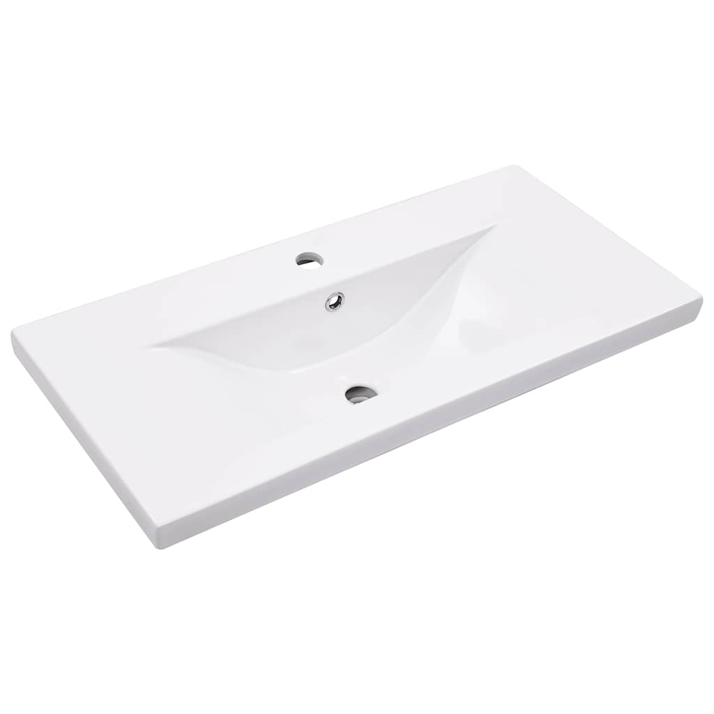Cadre de lavabo de salle de bain vasque à encastrer Noir Fer - XIOS