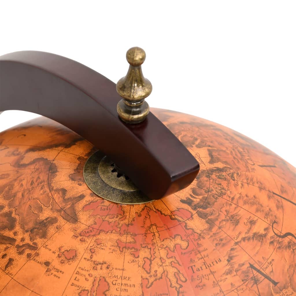 Support à vin bar forme globe Marron Bois d'eucalyptus massif - XIOS