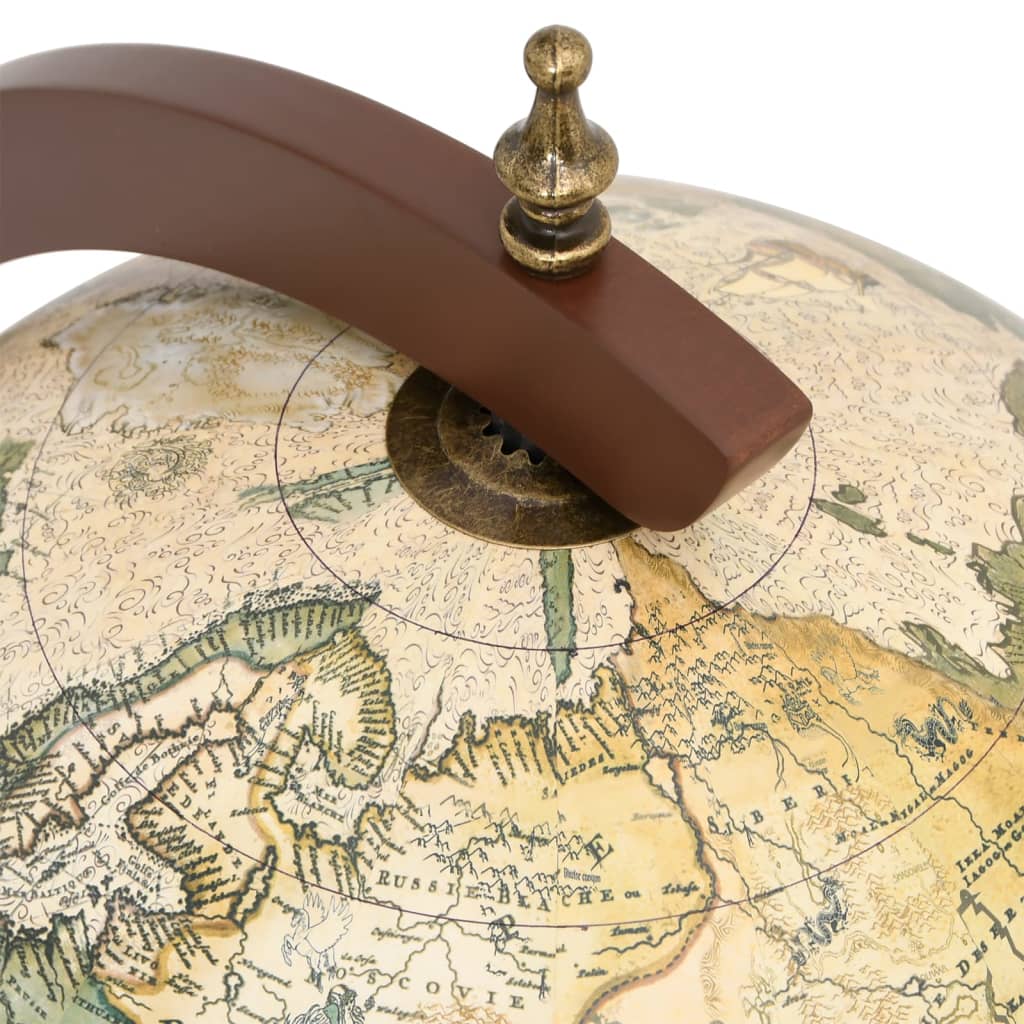 Support à vin bar forme globe Marron Bois d'eucalyptus massif - XIOS