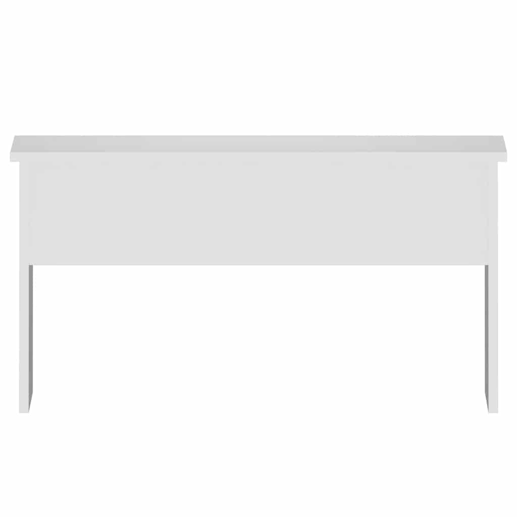 Table basse Blanc 80x50,5x41,5 cm Bois d'ingénierie
