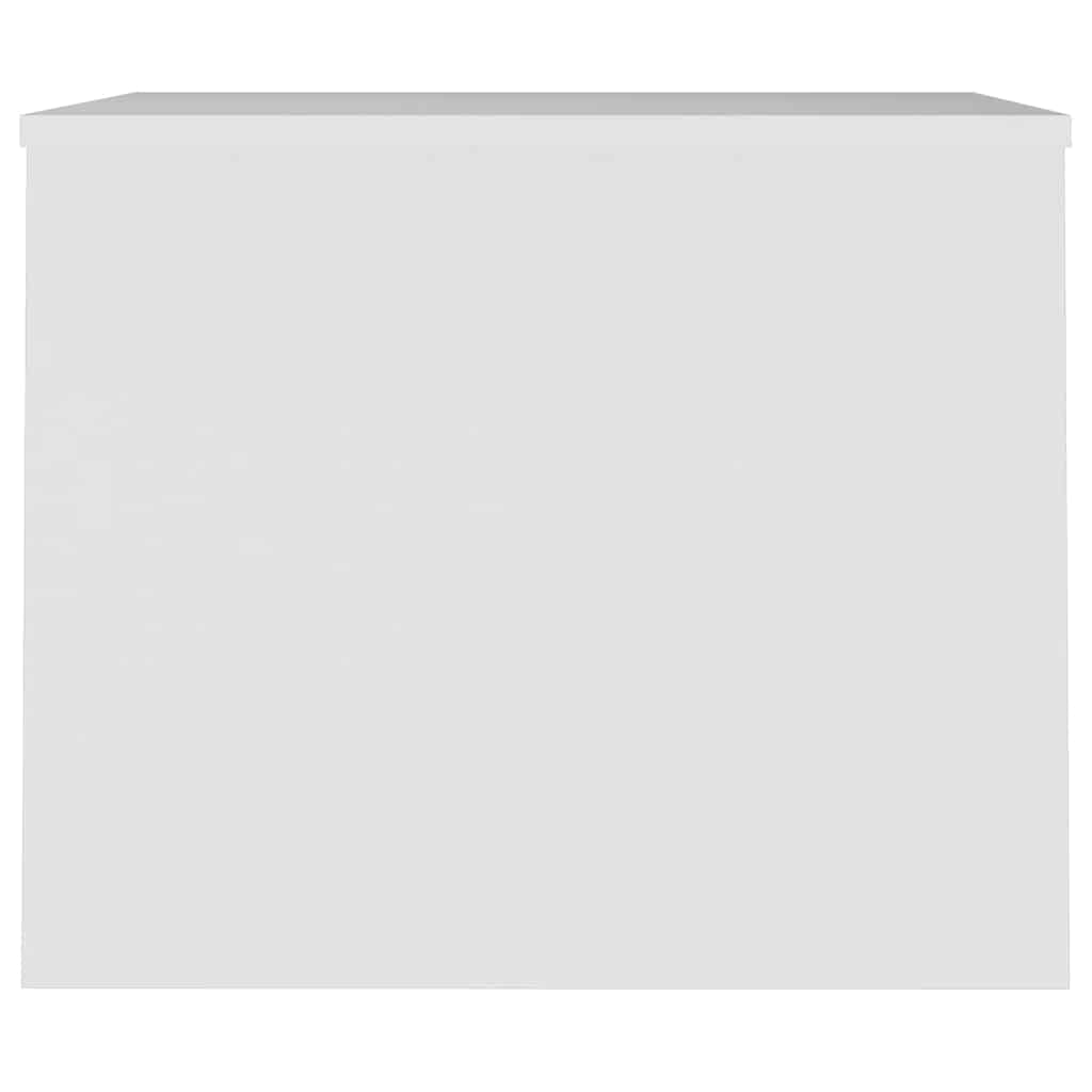 Table basse Blanc 80x50,5x41,5 cm Bois d'ingénierie - XIOS