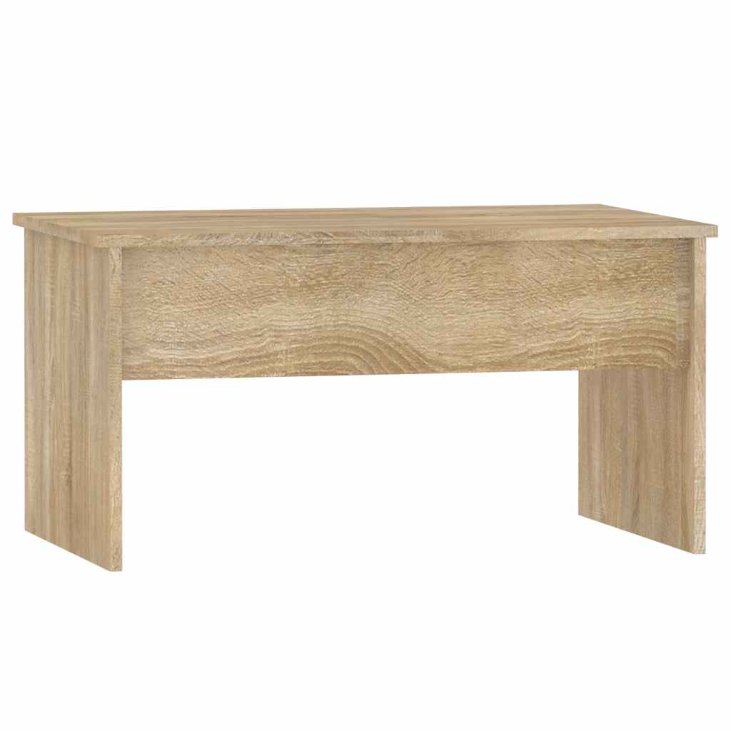 Table basse chêne sonoma 80x50,5x41,5 cm bois d'ingénierie - XIOS