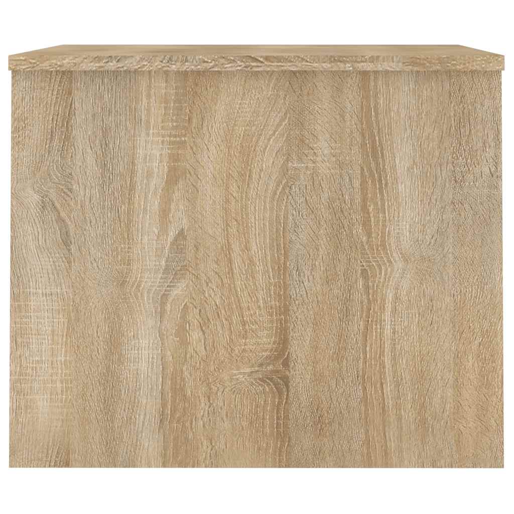 Table basse chêne sonoma 80x50,5x41,5 cm bois d'ingénierie