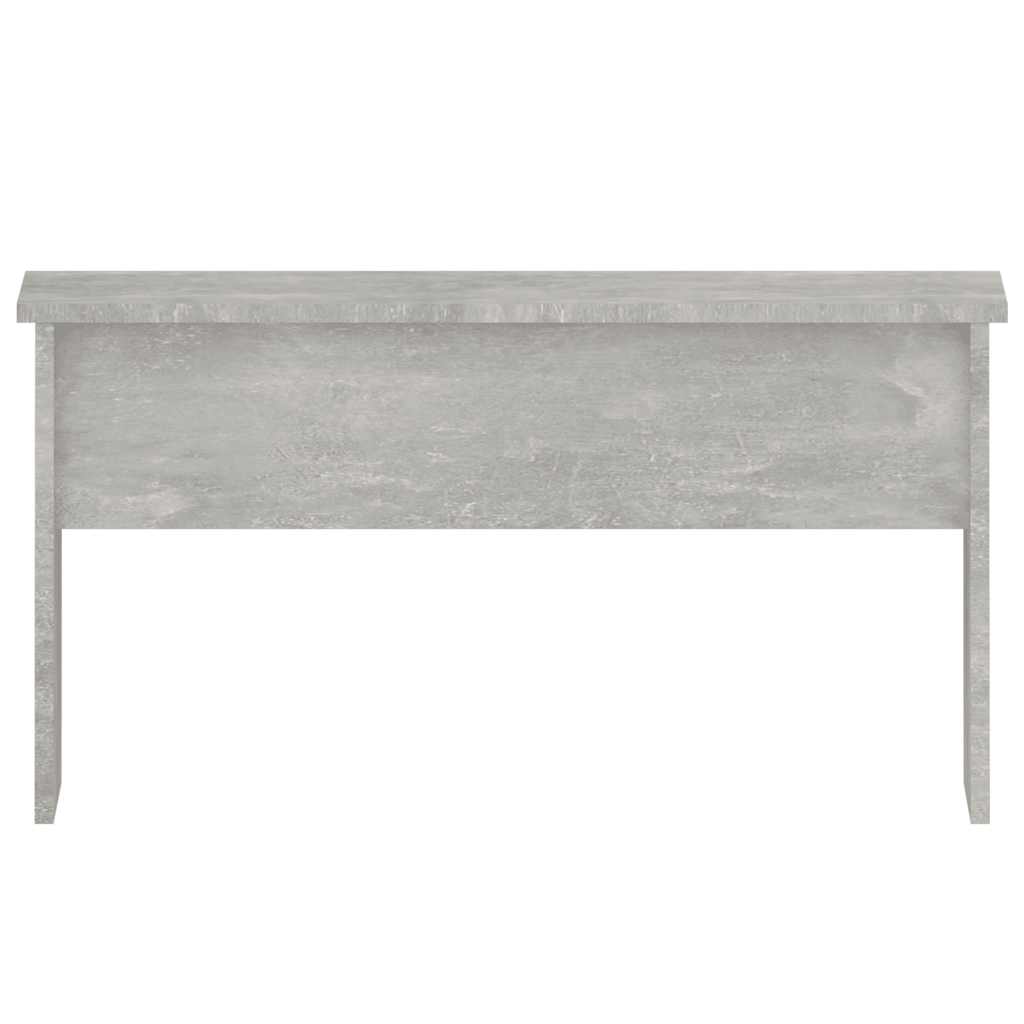 Table basse gris béton 80x50,5x41,5 cm bois d'ingénierie - XIOS