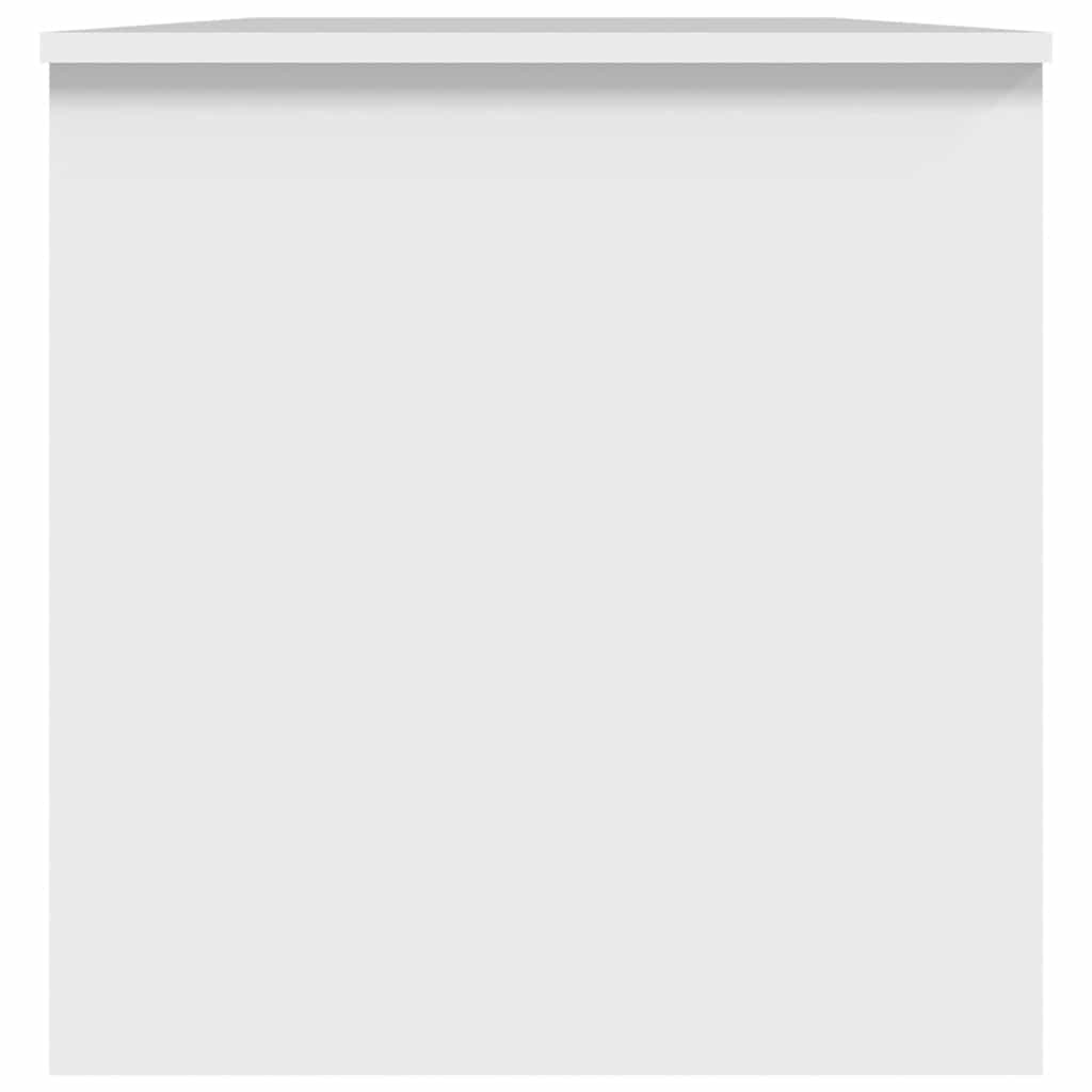 Table basse blanc 102x50x52,5 cm bois d'ingénierie - XIOS