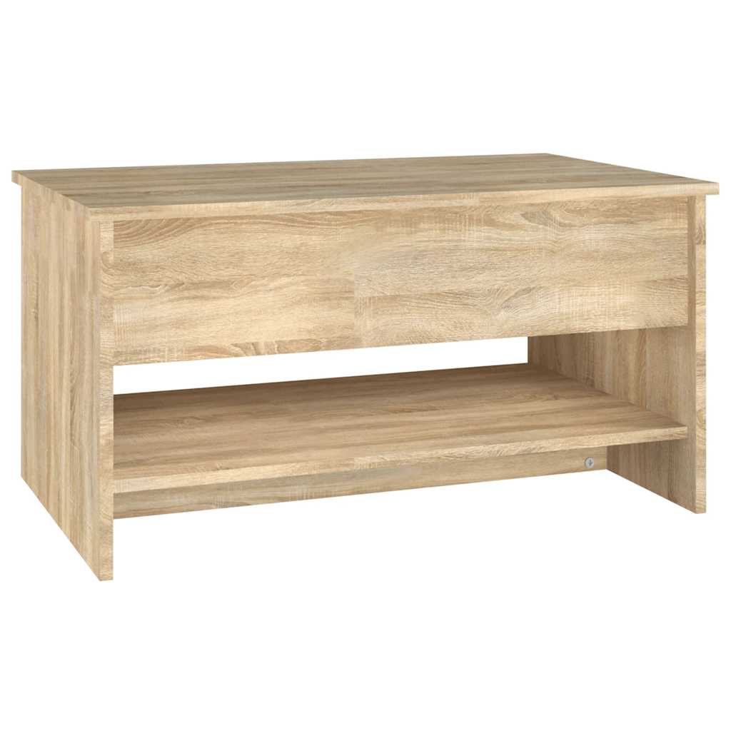 Table basse Chêne sonoma 80x50x40 cm Bois d'ingénierie - XIOS