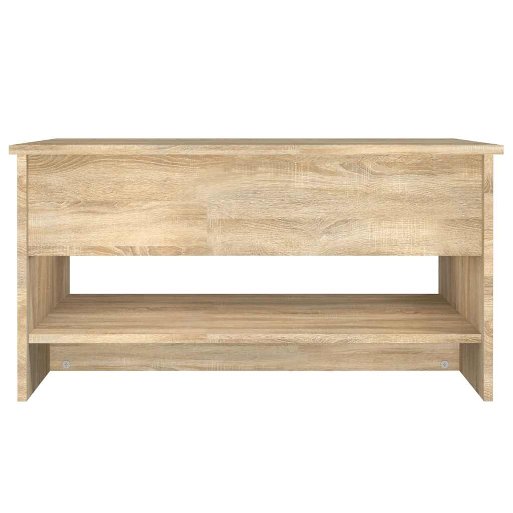 Table basse Chêne sonoma 80x50x40 cm Bois d'ingénierie - XIOS