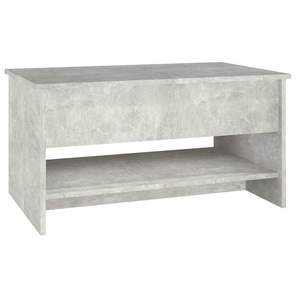 Table basse Gris béton 80x50x40 cm Bois d'ingénierie - XIOS