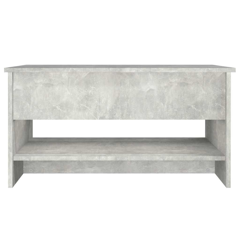 Table basse Gris béton 80x50x40 cm Bois d'ingénierie - XIOS