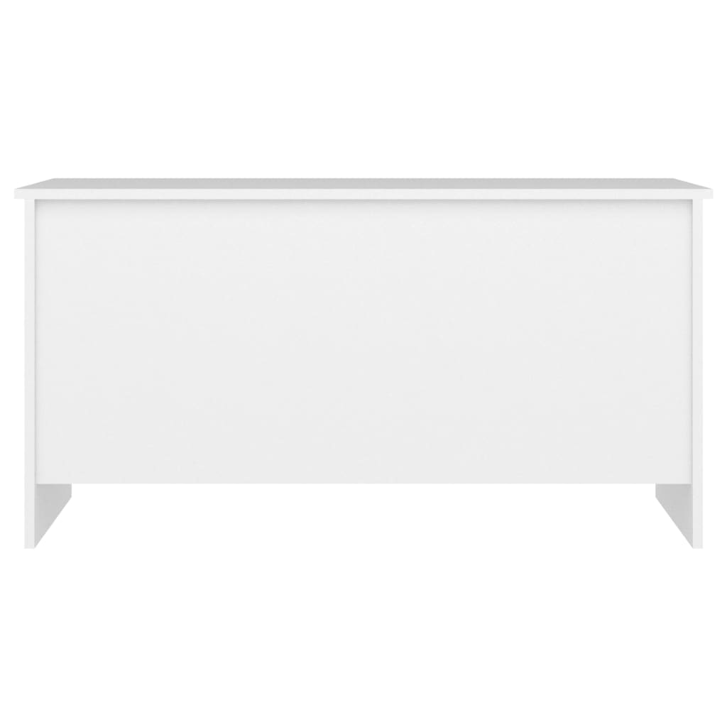Table basse Blanc 102x55,5x52,5 cm Bois d'ingénierie - XIOS