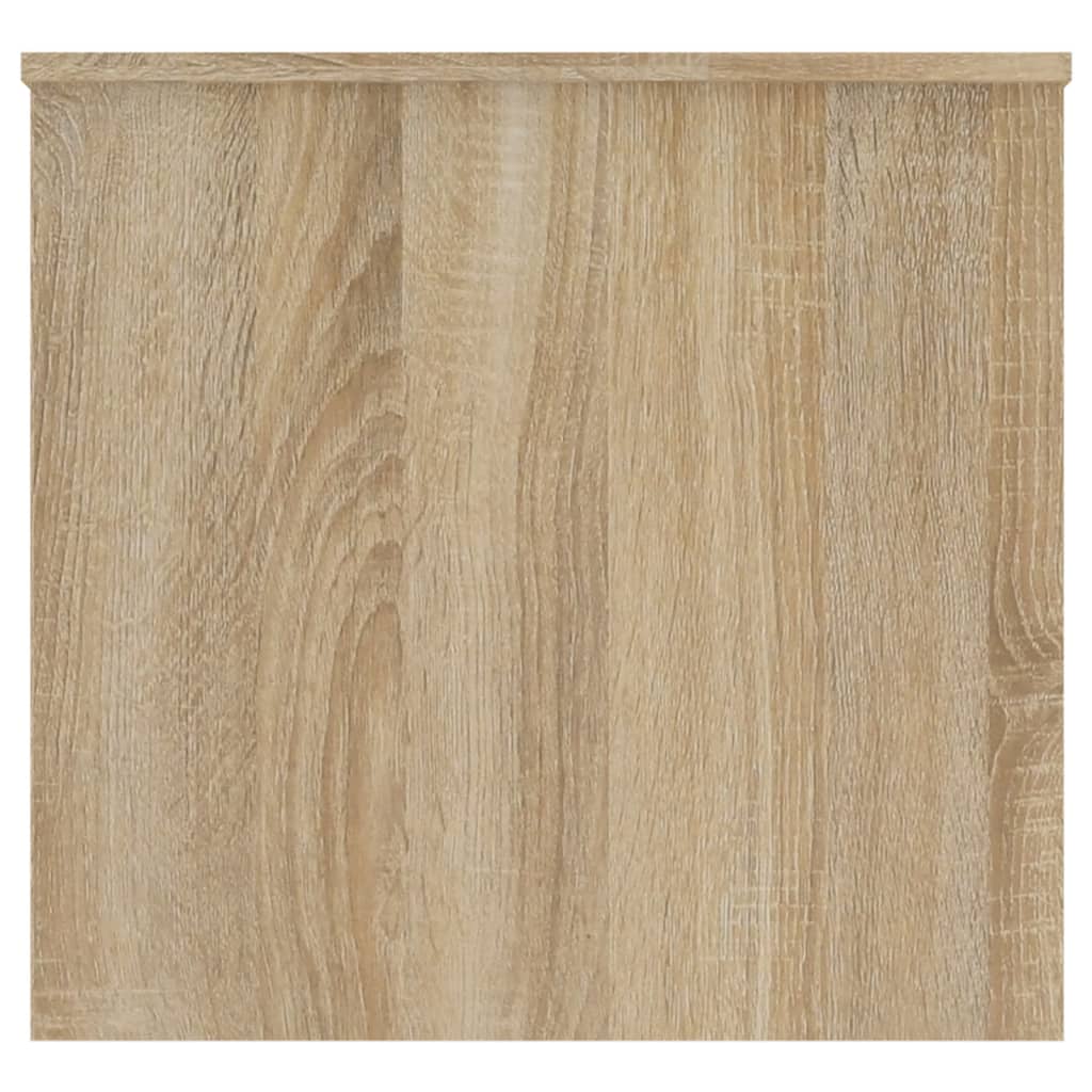Table basse chêne sonoma 102x55,5x52,5 cm bois d'ingénierie