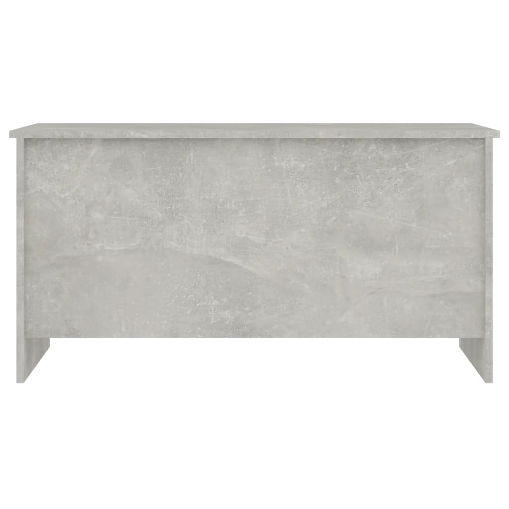 Table basse gris béton 102x55,5x52,5 cm bois d'ingénierie - XIOS
