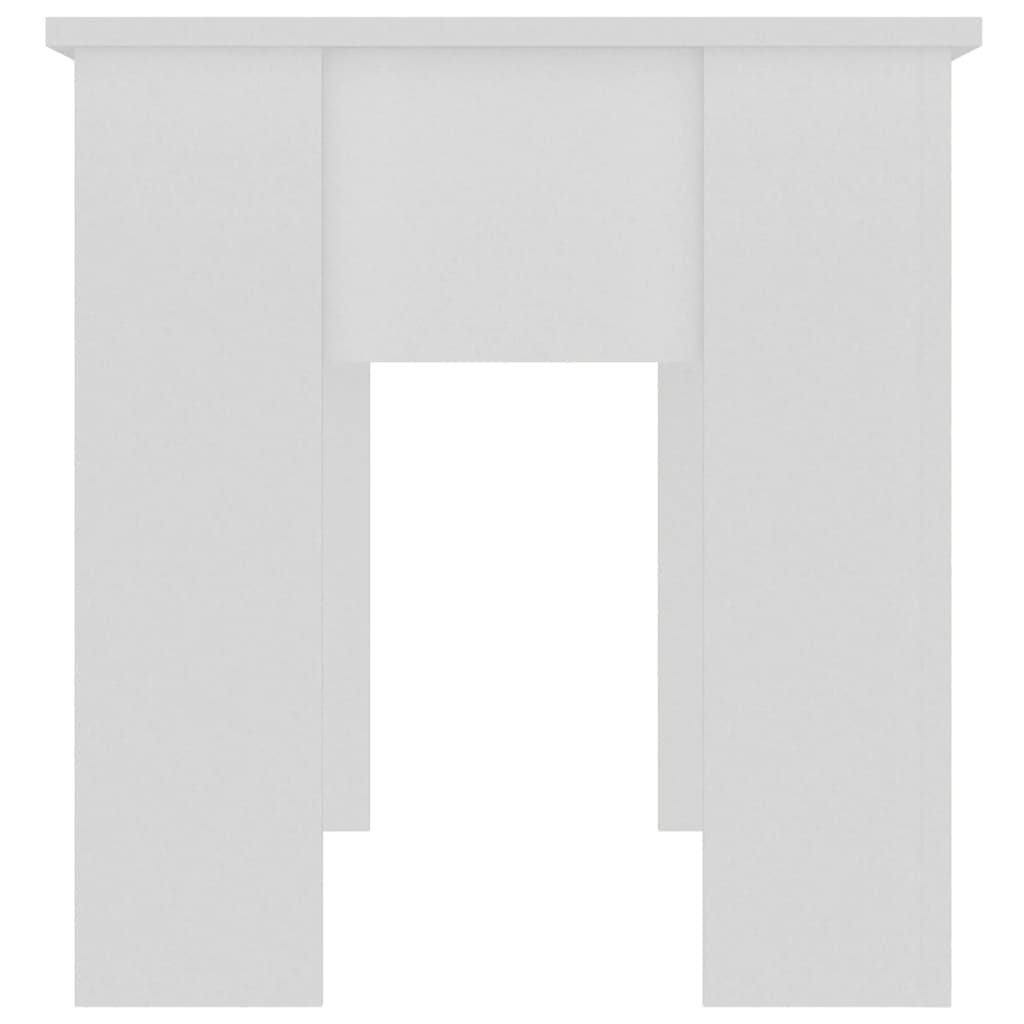 Table basse blanc 101x49x52 cm bois d'ingénierie - XIOS