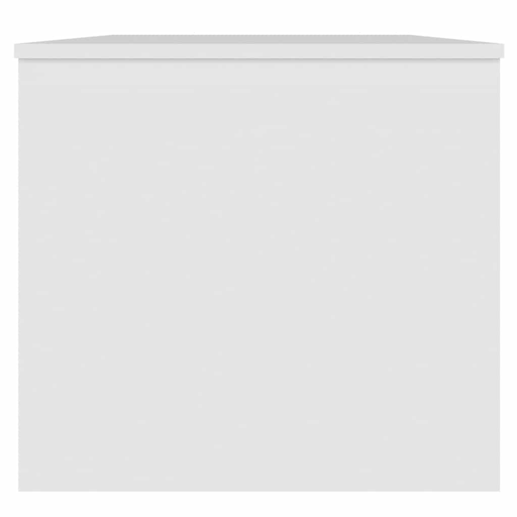 Table basse Blanc 102x50,5x46,5 cm Bois d'ingénierie - XIOS