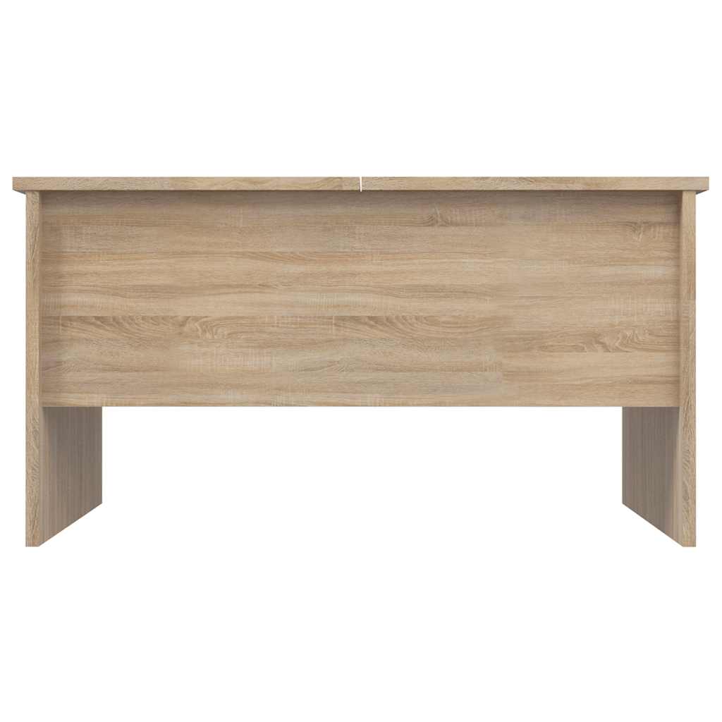 Table basse chêne sonoma 80x50x42,5 cm bois d'ingénierie - XIOS
