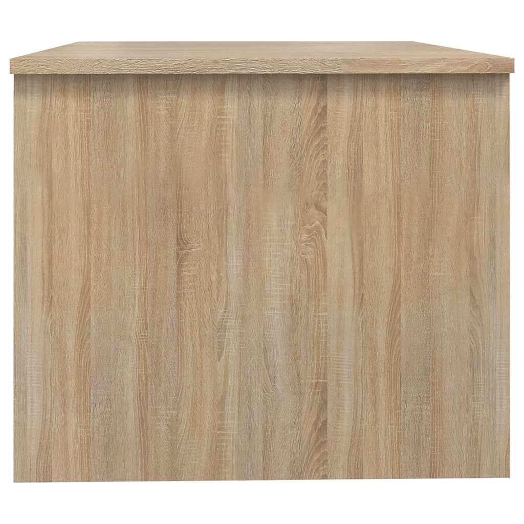Table basse chêne sonoma 80x50x42,5 cm bois d'ingénierie - XIOS