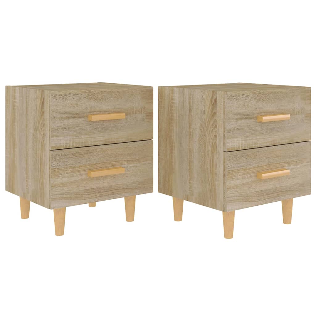 Tables de chevet 2 pcs Chêne sonoma 40x35x47,5 cm - XIOS