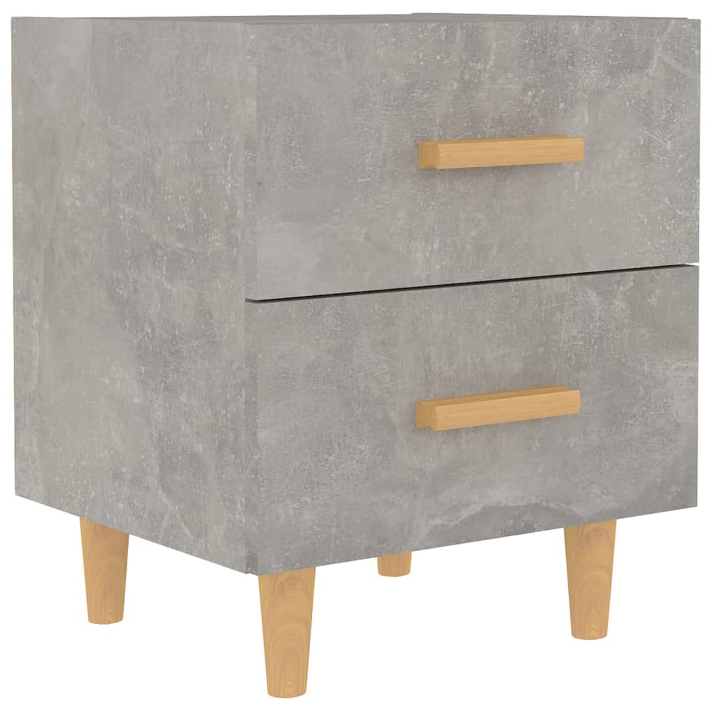 Table de chevet Gris béton 40x35x47,5 cm - XIOS
