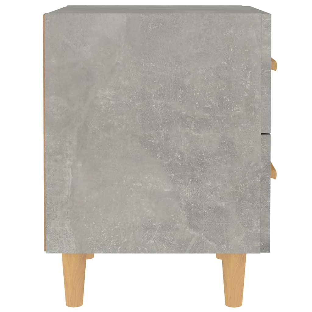 Table de chevet Gris béton 40x35x47,5 cm - XIOS