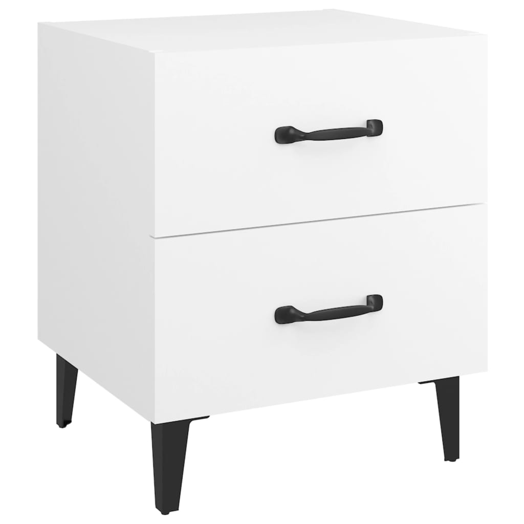 Table de chevet Blanc 40x35x47,5 cm - XIOS