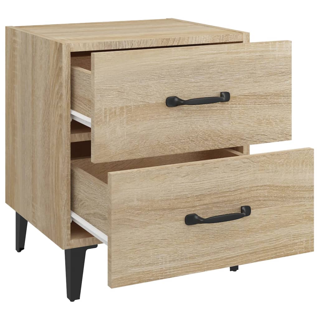Tables de chevet 2 pcs Chêne sonoma 40x35x47,5 cm - XIOS