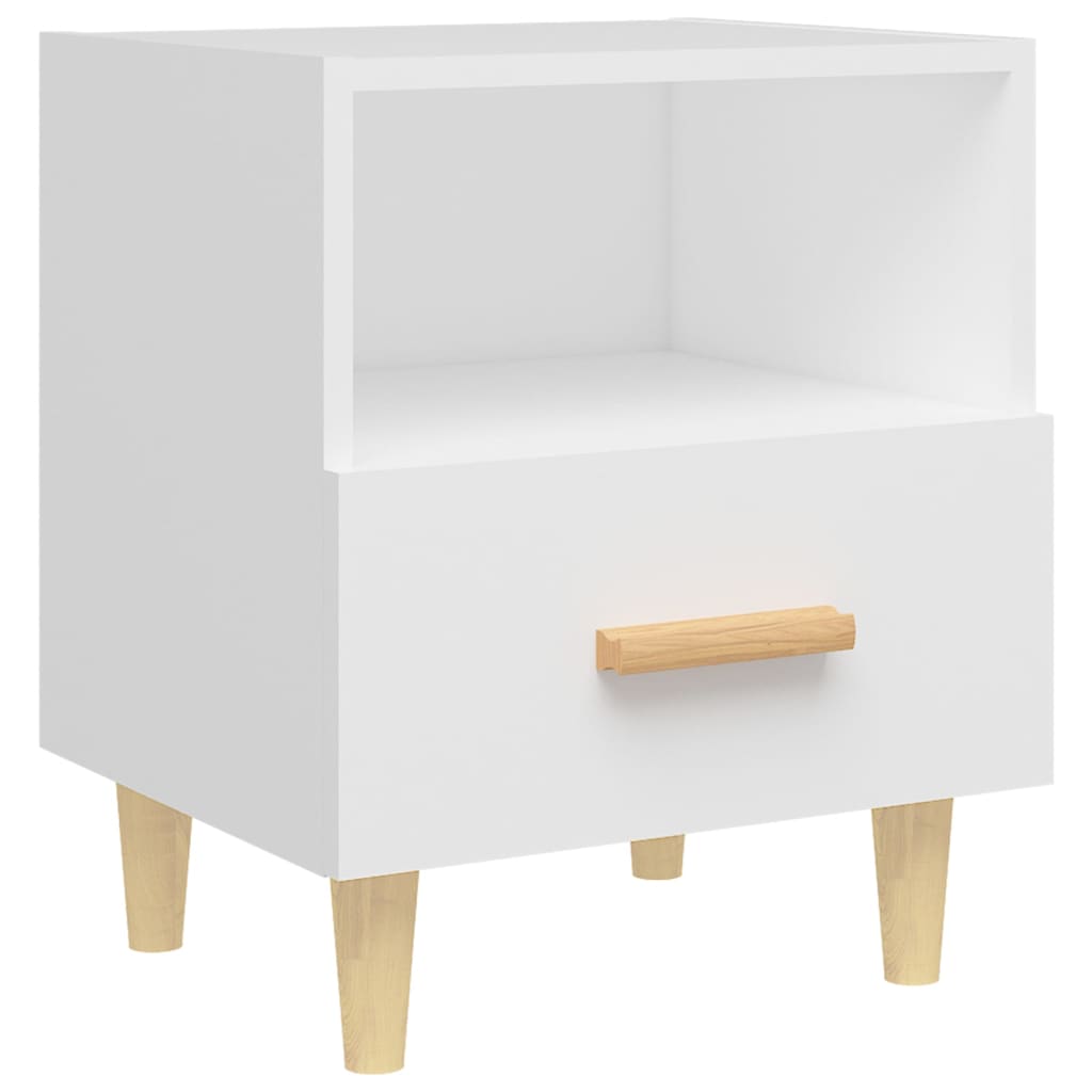 Tables de chevet 2 pcs Blanc 40x35x47 cm - XIOS