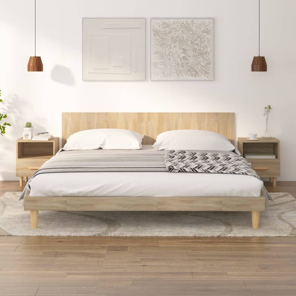 Tables de chevet 2 pcs Chêne sonoma 40x35x47 cm - XIOS