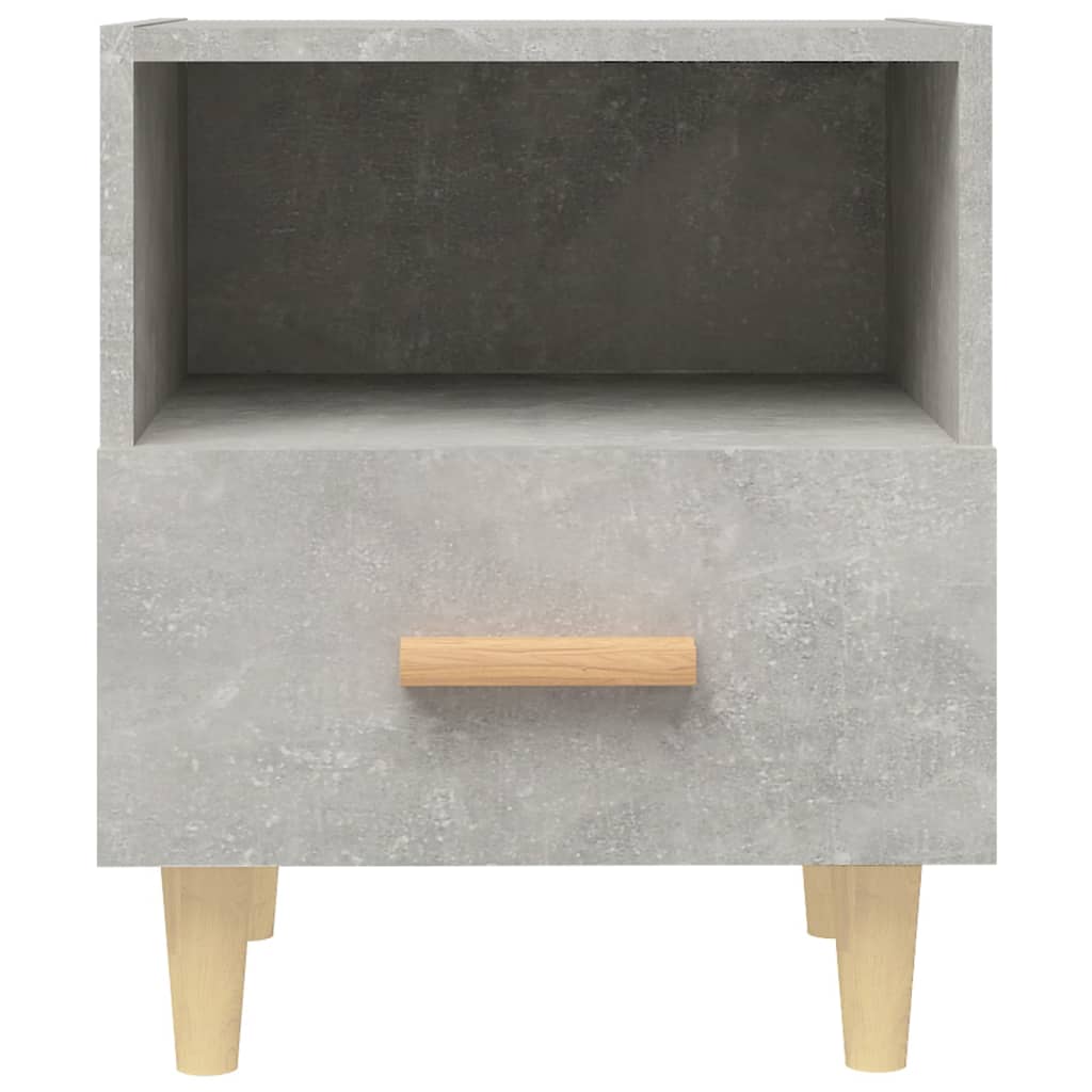 Table de chevet Gris béton 40x35x47 cm - XIOS