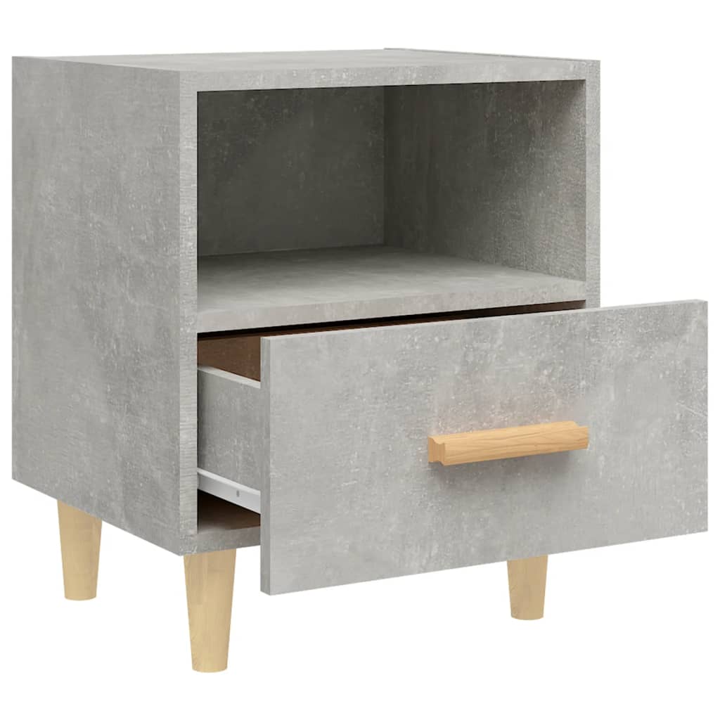 Table de chevet Gris béton 40x35x47 cm - XIOS