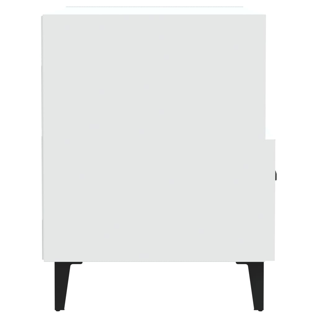 Tables de chevet 2 pcs Blanc Bois d'ingénierie - XIOS