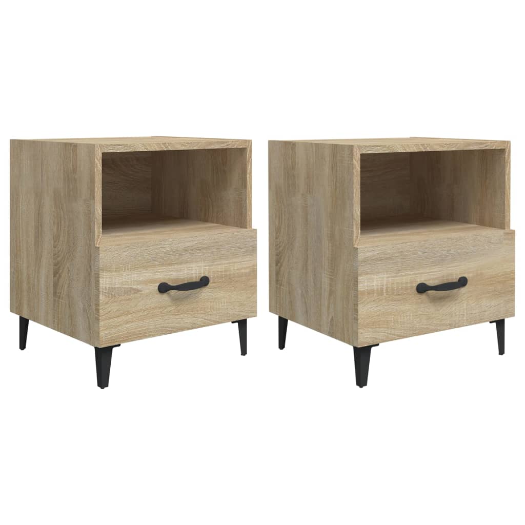 Tables de chevet 2 pcs Chêne Sonoma Bois d'ingénierie - XIOS