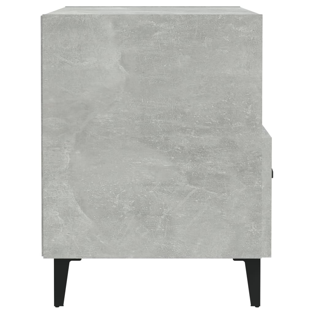 Tables de chevet 2 pcs Gris béton Bois d'ingénierie - XIOS
